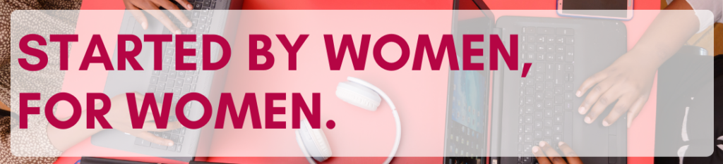 By Women For Women banner